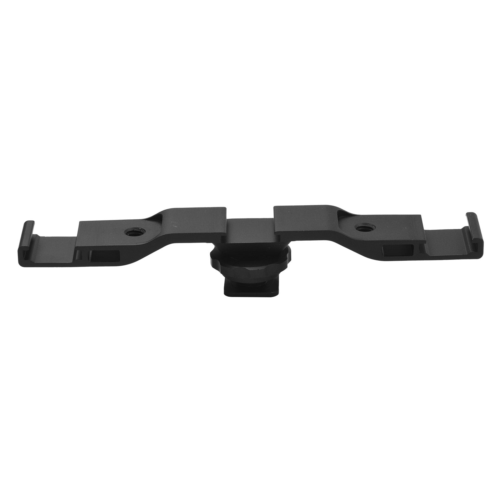 Triple Cold Shoe Extension Bar Universal Cold Shoe Mount Bracket Plate Adapter with 1/4 Screw Hole for Microphone/Video Recording/Live Stream Triple Cold Shoe Extension Bar Universal Cold Shoe Mount Bracket Plate Adapter with 1/4 Screw Hole for Microphone/Video Recording/Live Stream